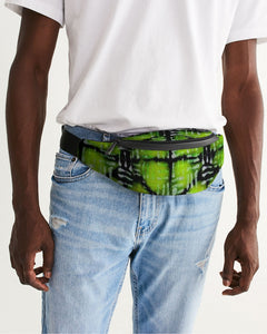 Neon Green and Black Fanny Pack
