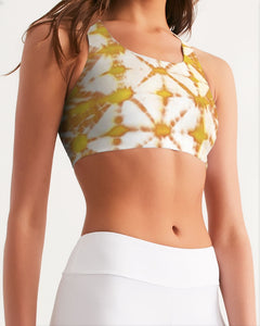 Honey Yellow Seamless Sports Bra