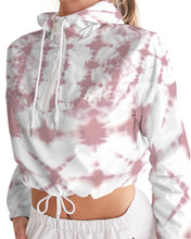 Load image into Gallery viewer, Pink Shibori Dyed Cropped Windbreaker