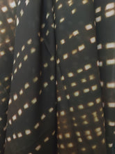Load image into Gallery viewer, Close up detail of Dotted Olive green scarf