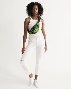 Neon Green and Black Fanny Pack