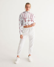Load image into Gallery viewer, Pink Shibori Dyed Cropped Windbreaker