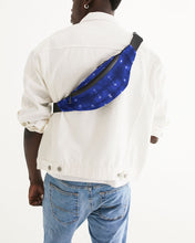 Load image into Gallery viewer, Shibori Indigo Spotted Crossbody Sling Bag