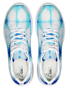 Blue Honeycomb Athletic Shoe