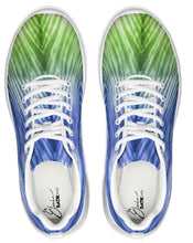 Load image into Gallery viewer, Blue Green Ombré Athletic Sneaker