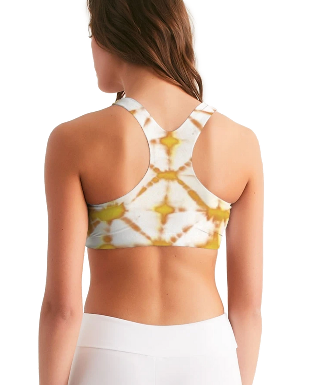 Honey Yellow Seamless Sports Bra