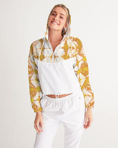 Honey Yellow Cropped Windbreaker