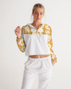 Honey Yellow Cropped Windbreaker