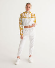 Load image into Gallery viewer, Honey Yellow Cropped Windbreaker