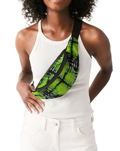 Neon Green and Black Fanny Pack